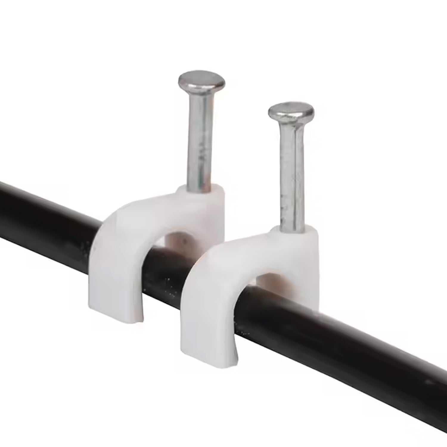 8mm Nail Cable Clips Set (50 Pc) 8mm Nail Cable Clips Set (50 Pc)